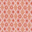 Schumacher Hamilton Ikat Pink And Tangerine Fabric 181302