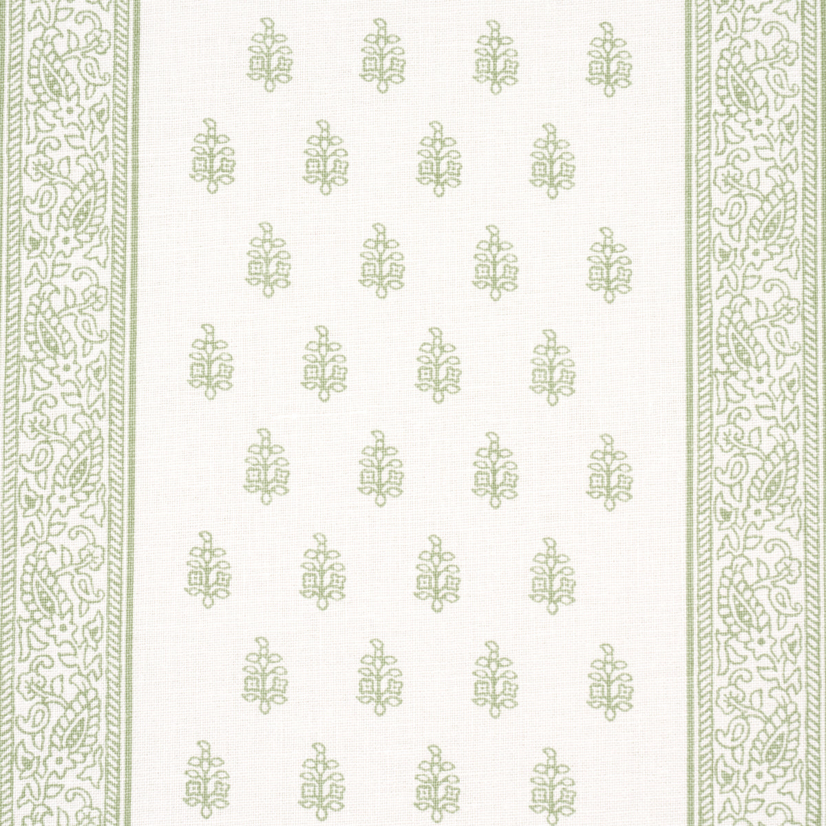 Schumacher Katsura Stripe Leaf Fabric 181332