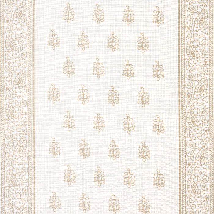 Schumacher Katsura Stripe Sand Fabric 181333