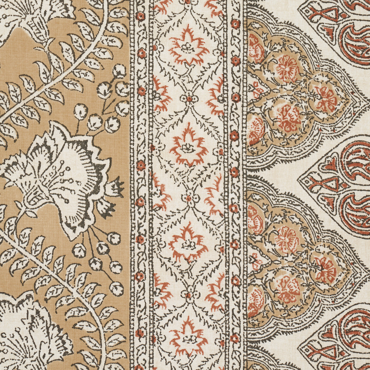 Schumacher Tombay Ochre Fabric 181342