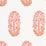 Schumacher Askandra Flower Tangerine Fabric 181362
