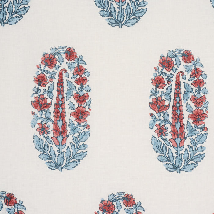 Schumacher Askandra Flower Ruby Fabric Sample 181364