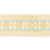 Schumacher Amira Hand Block Printed Tape Yellow & Aqua Trim 181370