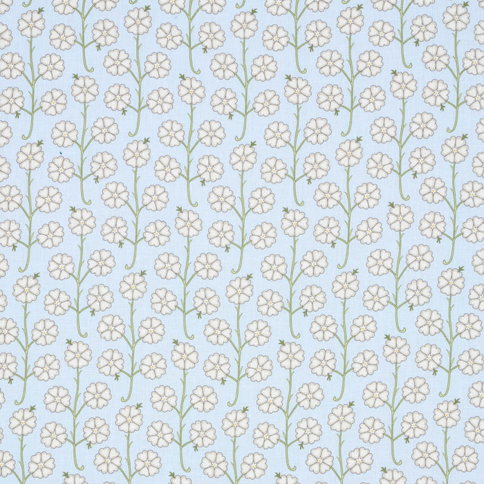 Schumacher Gardenia Egg Blue Fabric 181400