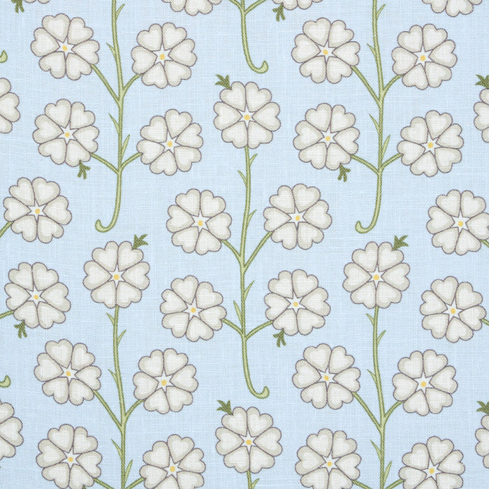 Schumacher Gardenia Egg Blue Fabric Sample 181400