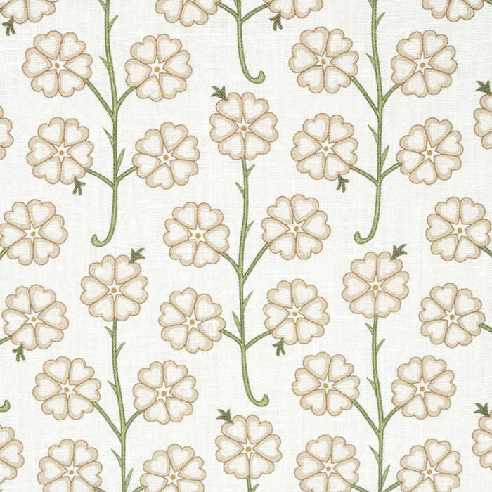 Schumacher Gardenia Flax Fabric 181402
