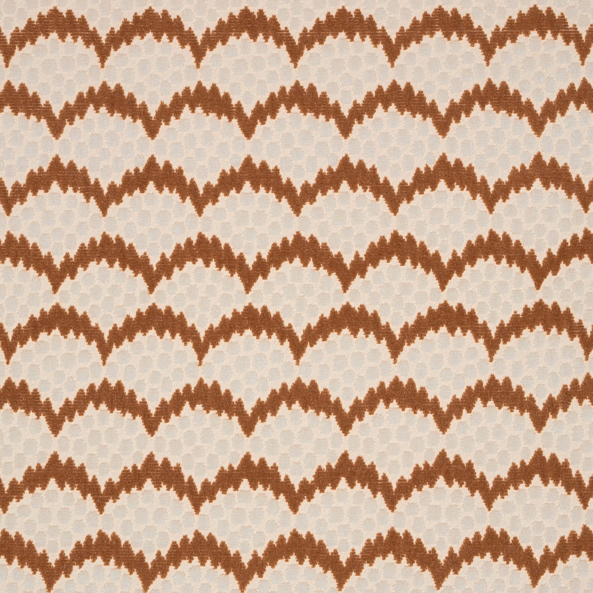 Schumacher Pollen Cut Velvet Ochre Fabric 181421