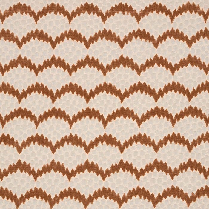 Schumacher Pollen Cut Velvet Ochre Fabric 181421