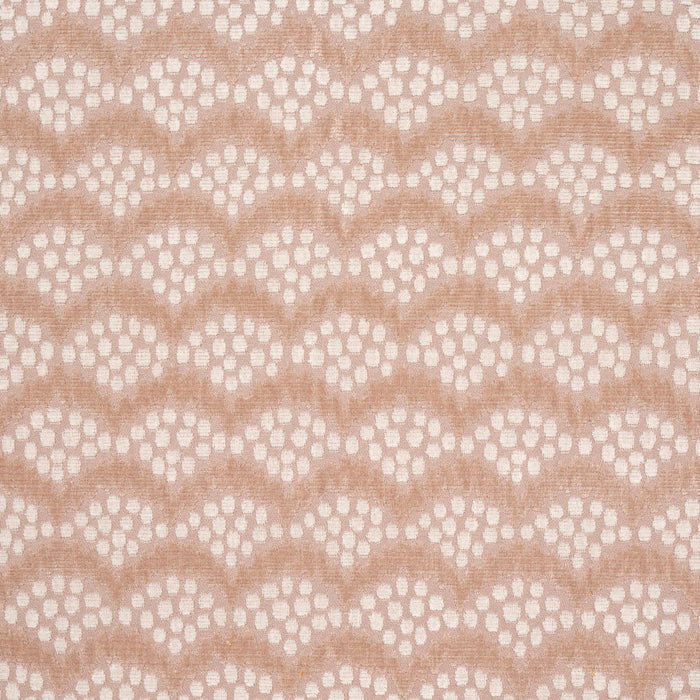 Schumacher Pollen Cut Velvet Soft Clay Fabric 181422