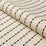Schumacher Beaded Stripe Black And Cream Fabric 181430