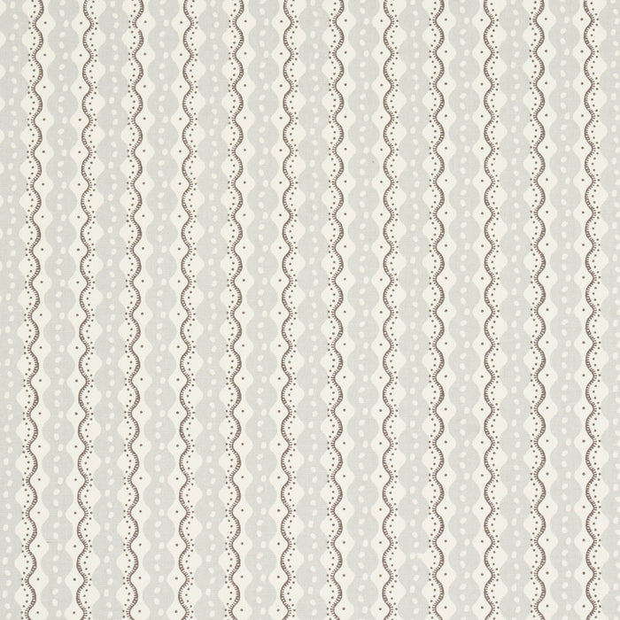 Schumacher Centipede Stripe Pumice Fabric Sample 181441