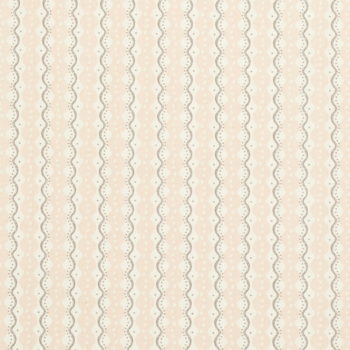 Schumacher Centipede Stripe Angel Pink Fabric Sample 181442