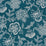 Schumacher Hothouse Flowers Silhouette Peacock Fabric Sample 181480