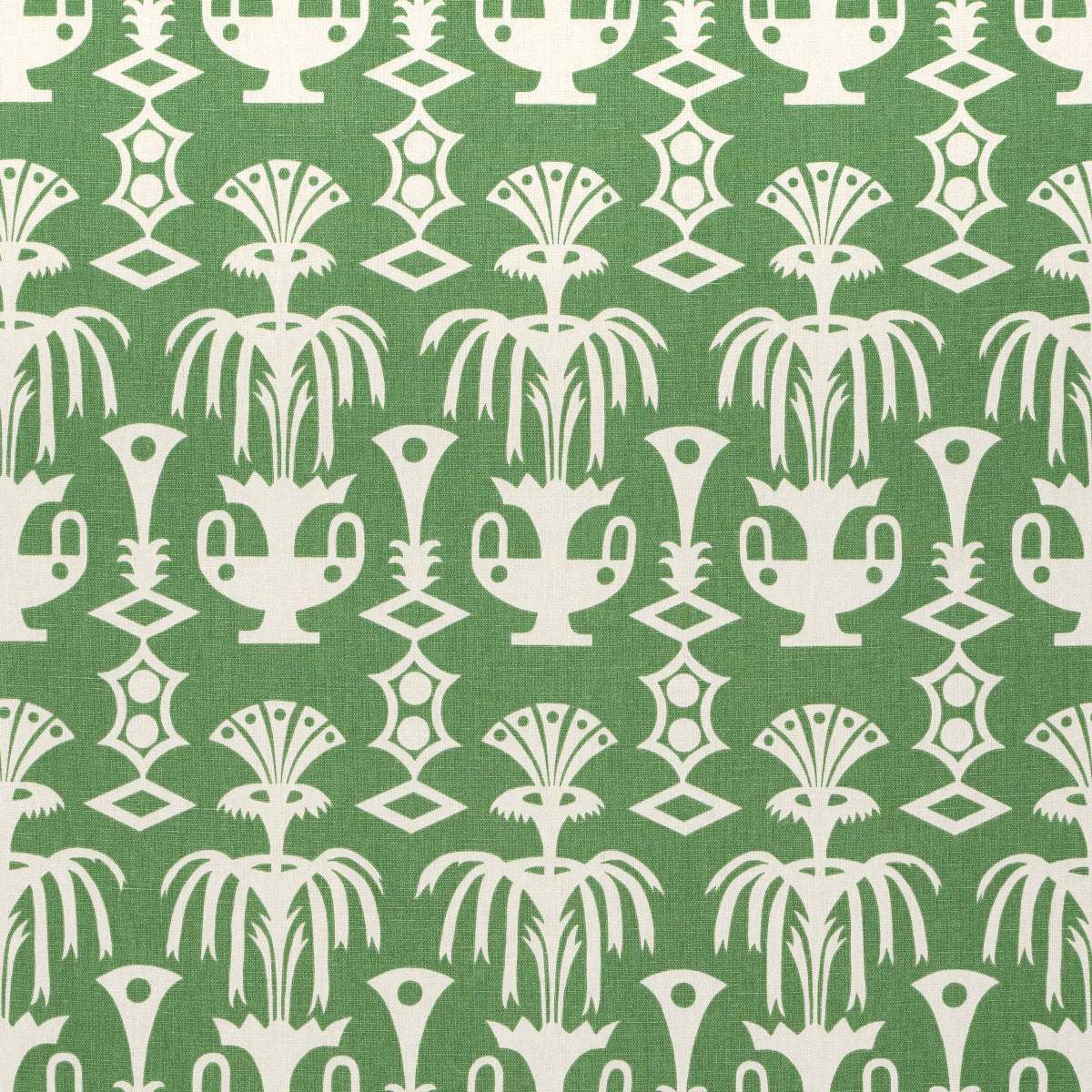 Schumacher Fountain Grass Green Fabric 181500