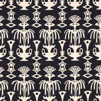 Schumacher Fountain Grass Black Fabric 181502