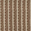 Schumacher Dagger Stripe Brown On Natural Fabric Sample 181530