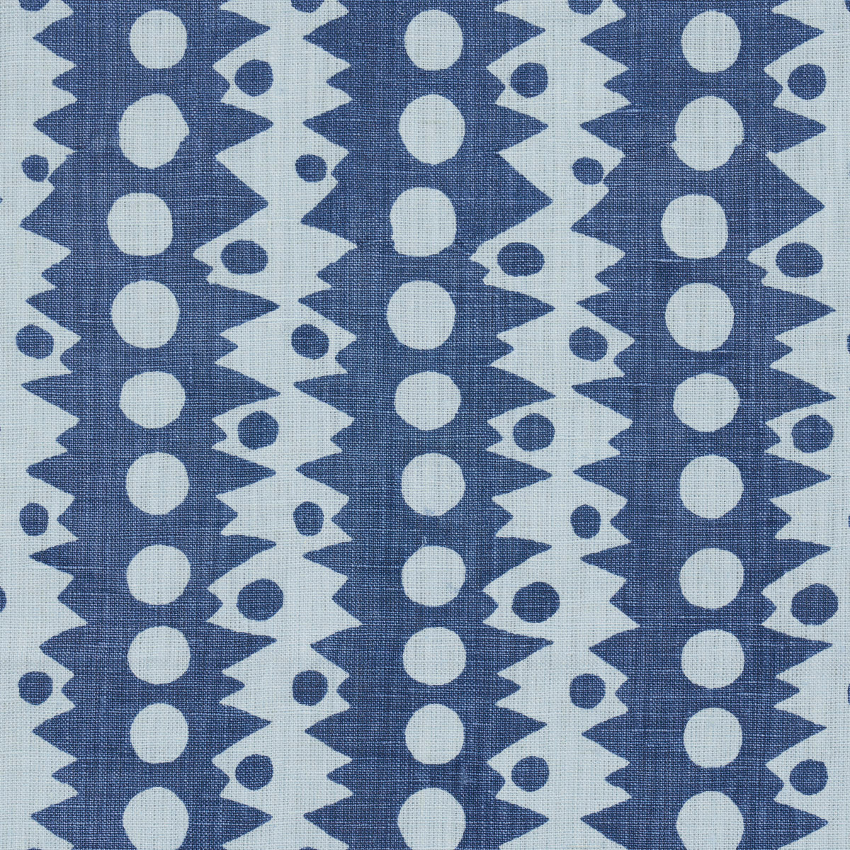 Schumacher Trickledown Blues Fabric 181550