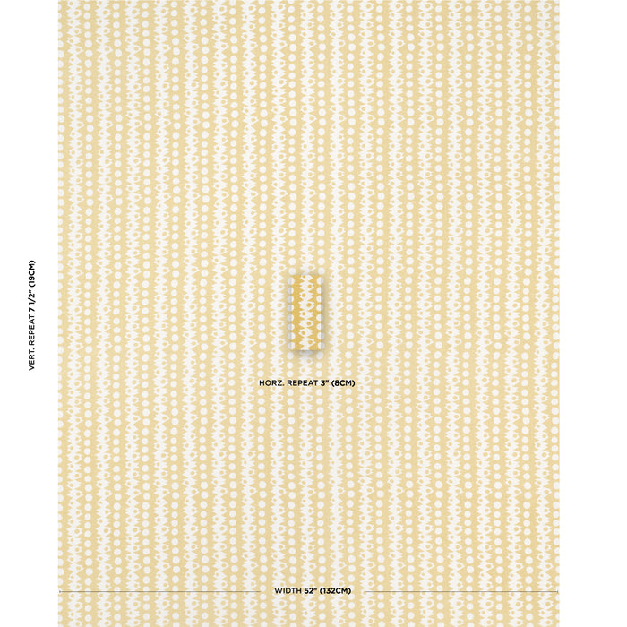 Schumacher Trickledown Citron Fabric 181551