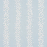 Schumacher Tendril Stripe Indoor/Outdoor Sky Fabric 181670