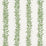 Schumacher Tendril Stripe Indoor/Outdoor Leaf Fabric Sample 181672