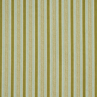 Schumacher Auguste Stripe Ciel & Leaf Fabric 181711