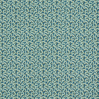 Schumacher Leonie Vermicelli Teal Fabric 181721