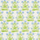Schumacher Mughal Hand Block Print Sky Pistachio Fabric Sample 181782