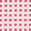 Schumacher Chequer Hand Block Print Pinks Fabric Sample 181790