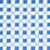 Schumacher Chequer Hand Block Print Blue Fabric 181791