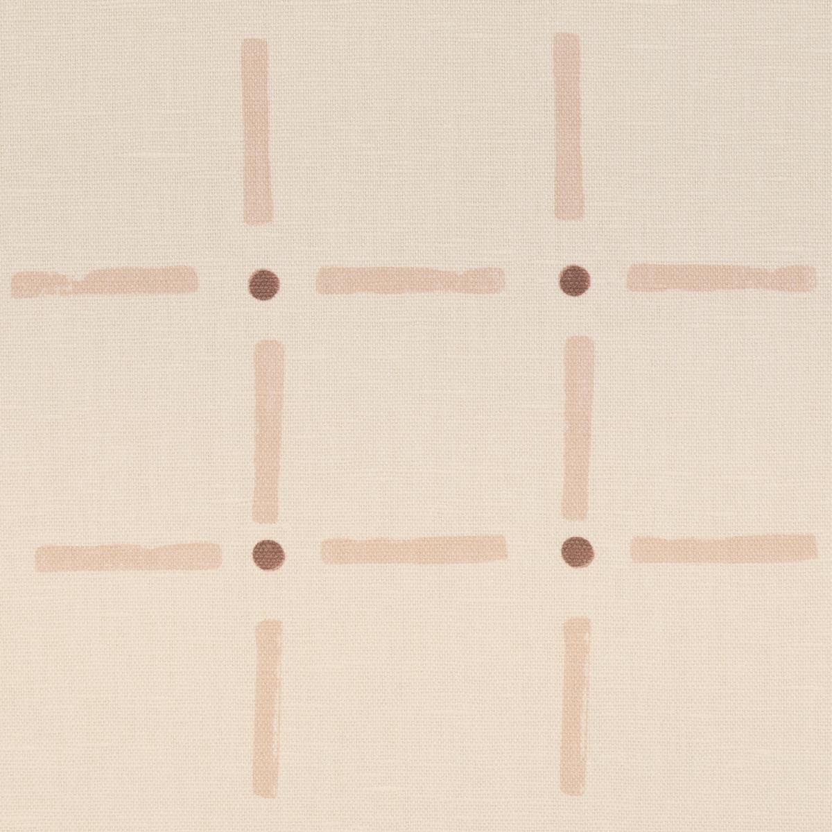 Schumacher Drifting Grid Sky Fabric 181850