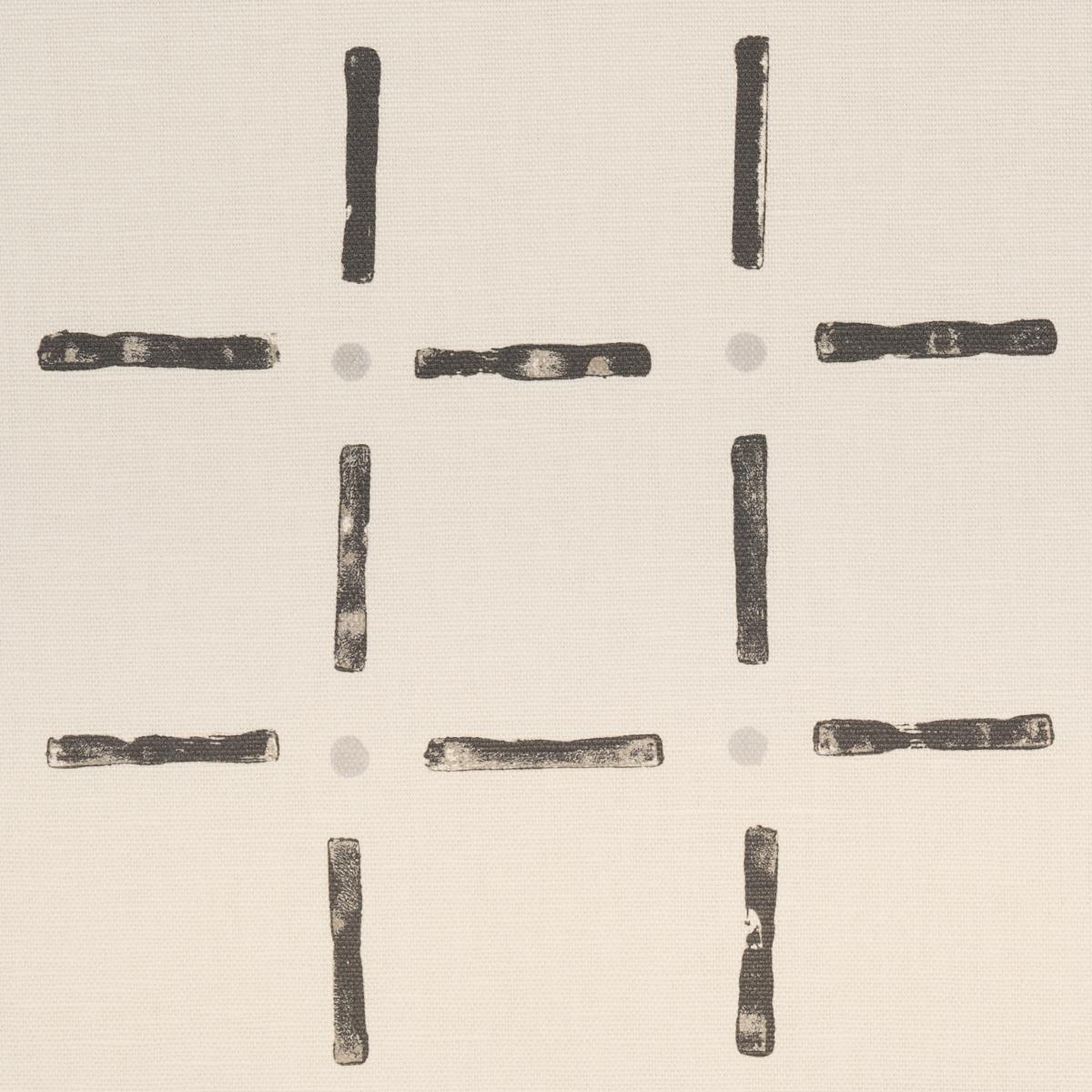 Schumacher Drifting Grid Sage Fabric 181853