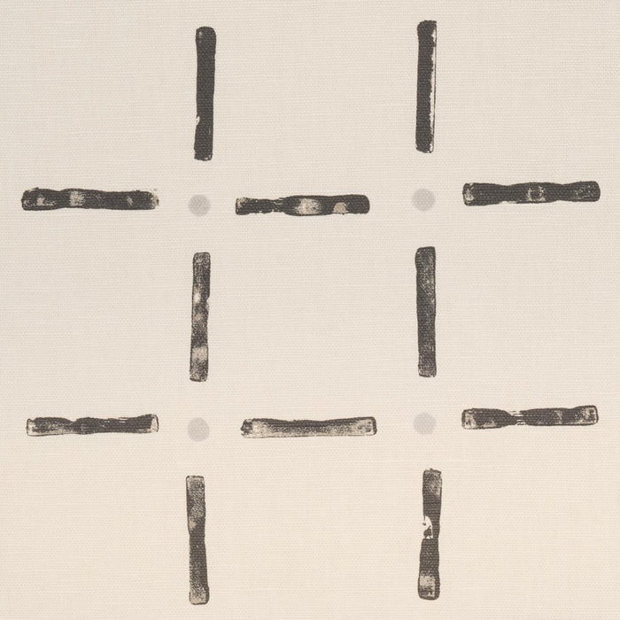 Schumacher Drifting Grid Sage Fabric Sample 181853