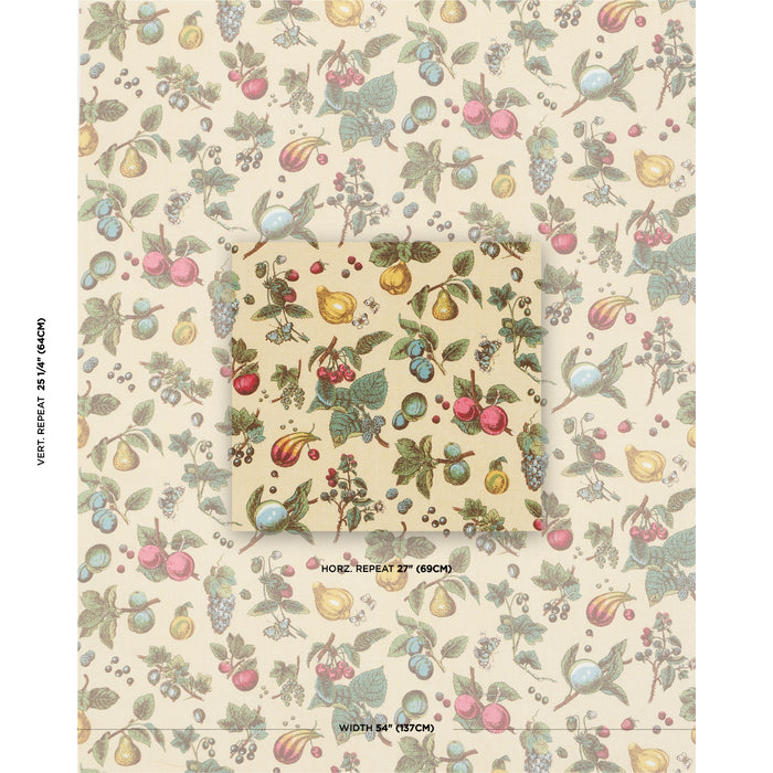 Schumacher Berry Grove Butter Fabric 181892