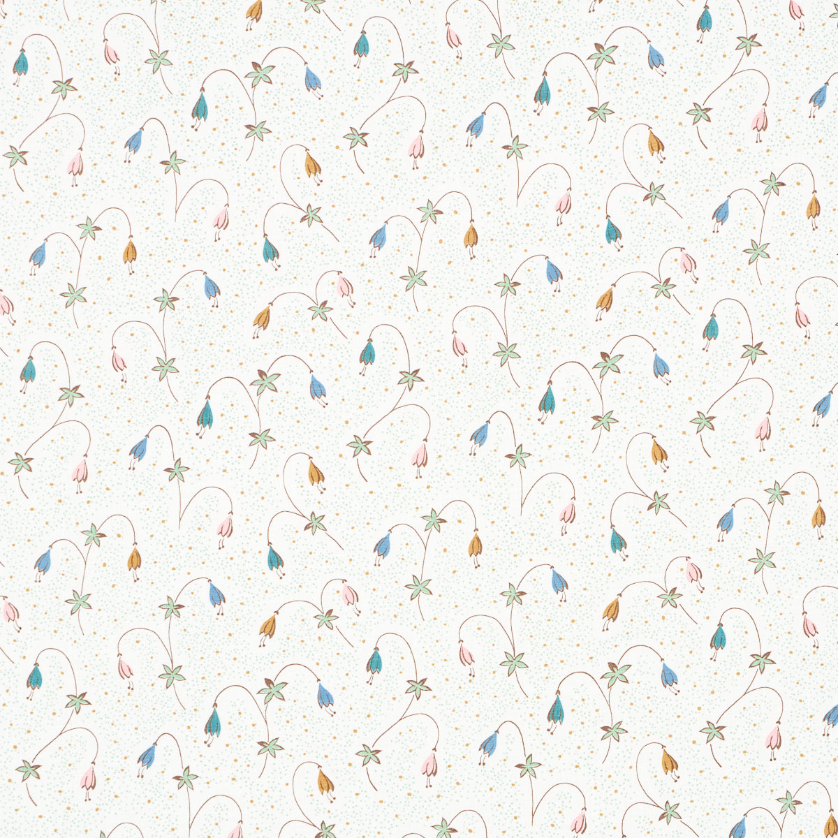 Schumacher Lolly Floral Confetti Fabric Sample 181930