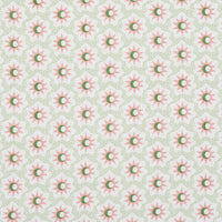 Schumacher Lucie Pink & Green Fabric 181940