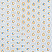 Schumacher Lucie Yellow & Sky Fabric 181941