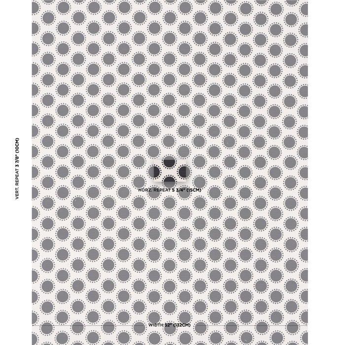 Schumacher Oompa Black Fabric Sample 181952