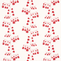 Schumacher Bleeding Hearts Red Fabric 181960