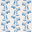 Schumacher Bleeding Hearts Blue Fabric 181961