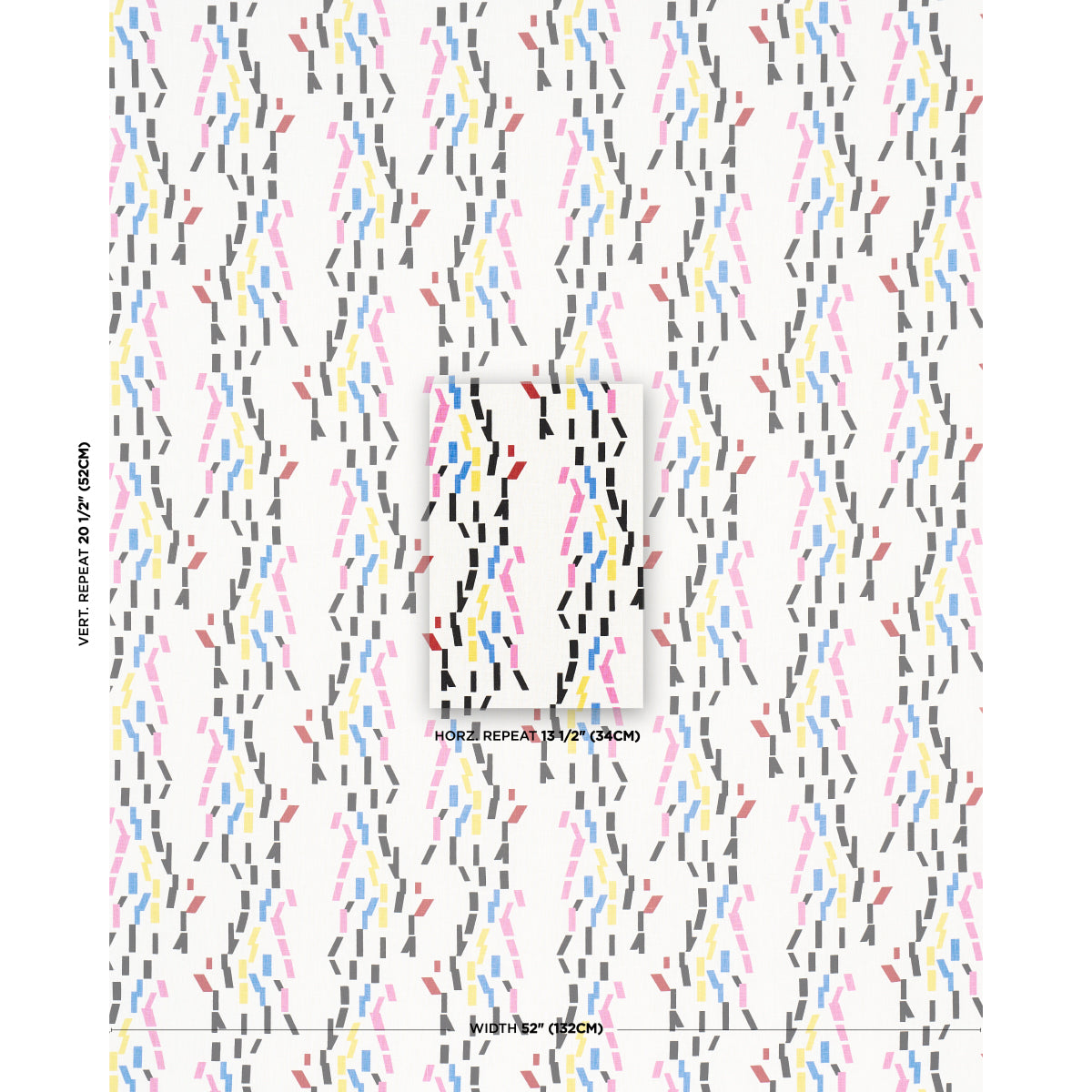 Schumacher Confetti Multi Fabric Sample 181970