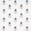 Schumacher Forget Me Nots Blue & Plum Fabric 181982