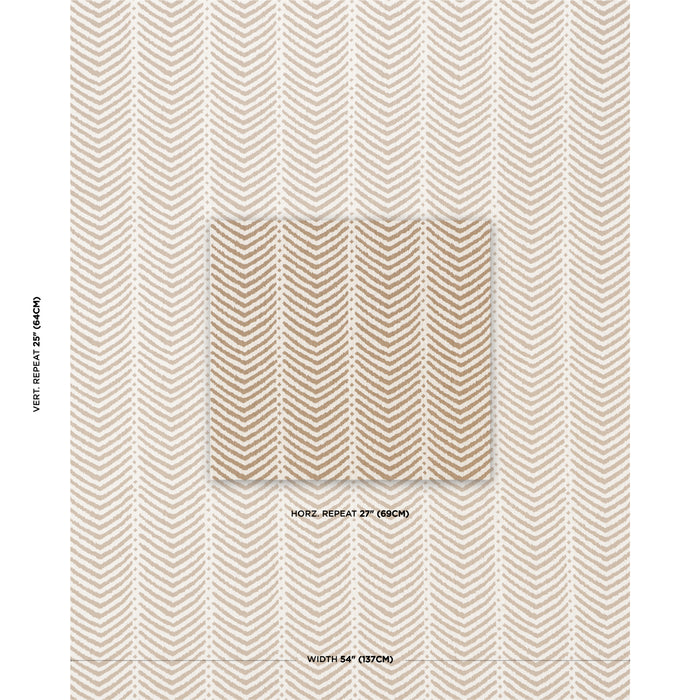Schumacher La Jolla Indoor/Outdoor Wheat Fabric Sample 182000