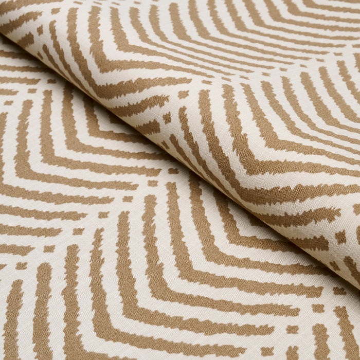 Schumacher La Jolla Indoor/Outdoor Wheat Fabric Sample 182000