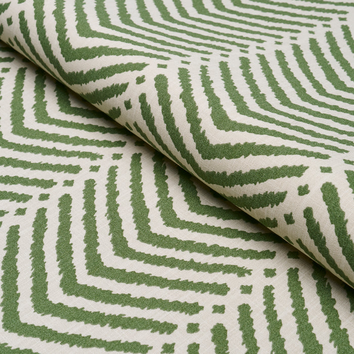 Schumacher La Jolla Indoor/Outdoor Verde Fabric Sample 182002