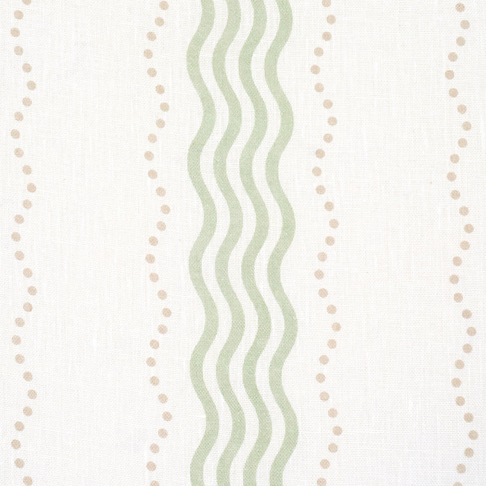 Schumacher Margot Linen Sheer Green Fabric 182010