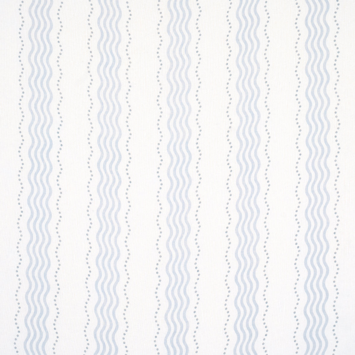 Schumacher Margot Linen Sheer Blue Fabric Sample 182011