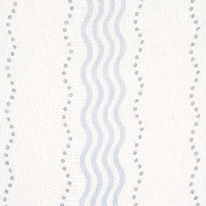 Schumacher Margot Linen Sheer Blue Fabric 182011