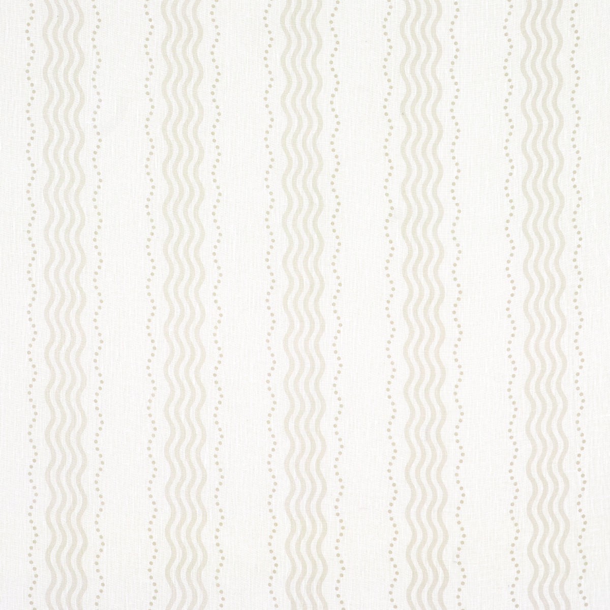 Schumacher Margot Linen Sheer Neutral Fabric Sample 182012