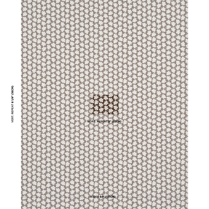Schumacher Olive Brown Fabric 182031