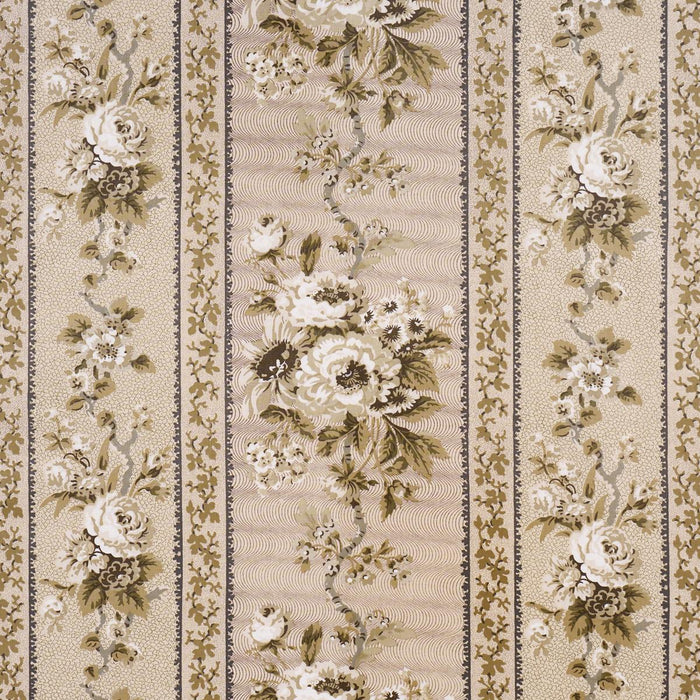 Schumacher Elizabeth Chintz Aqua Fabric 182041